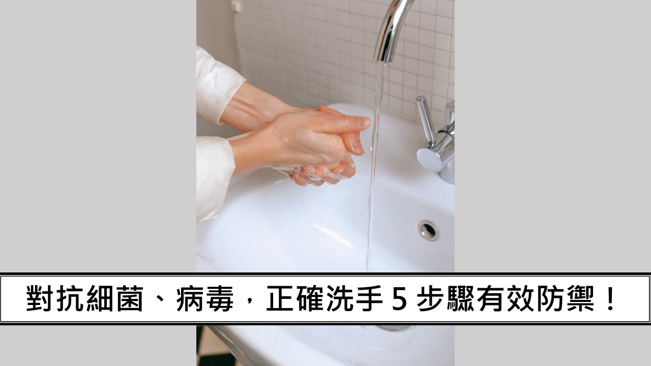 63_對抗細菌、病毒，正確洗手 5 步驟有效防禦！